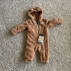 The North Face baby bear one piece NWT